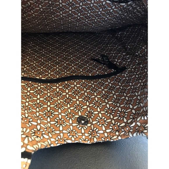 Vera Bradley Pattern-Retired TRENDY NEAT CURVY TOTE CAFF'E LATTE PURSE BAG - Picture 14 of 14